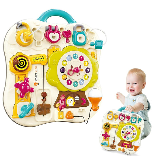 Busy board cu ceas și macara Smartybaby