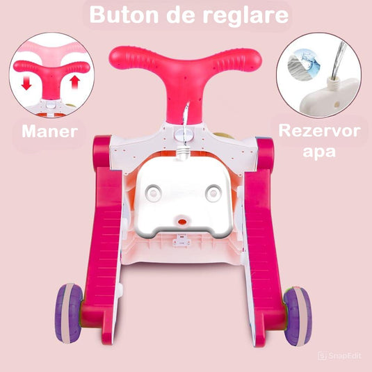 Premergător transformabil în trotinetă