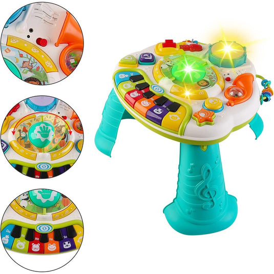Măsuță interactivă cu microfon Kids Melody