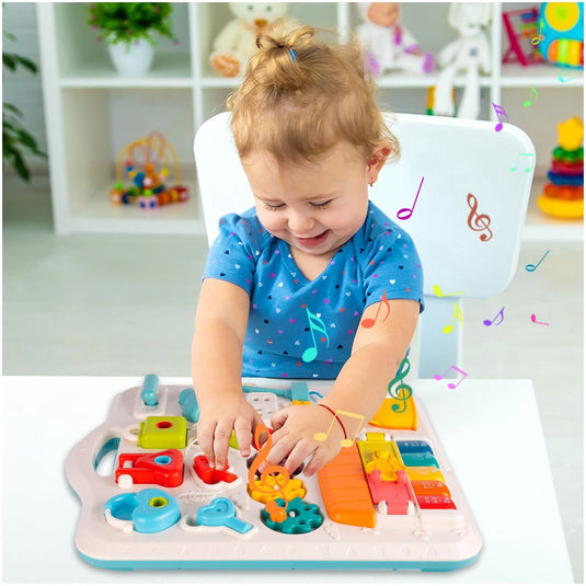 Măsuță și panou de activități BrainyBaby