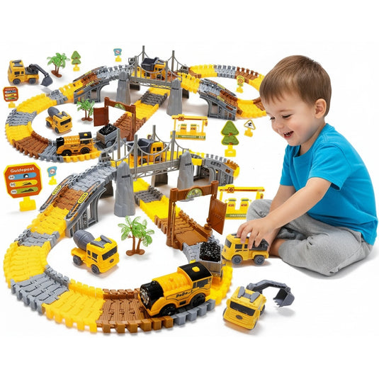 Pistă flexibilă cu tren electric FunTrack