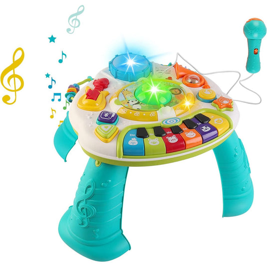 Măsuță interactivă cu microfon Kids Melody
