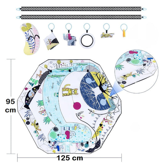 Țarc de joacă cu bile PlayBeBe KinderVibe