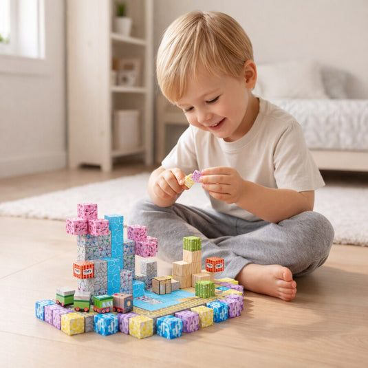 Cuburi magnetice pentru copii SmartBlocks