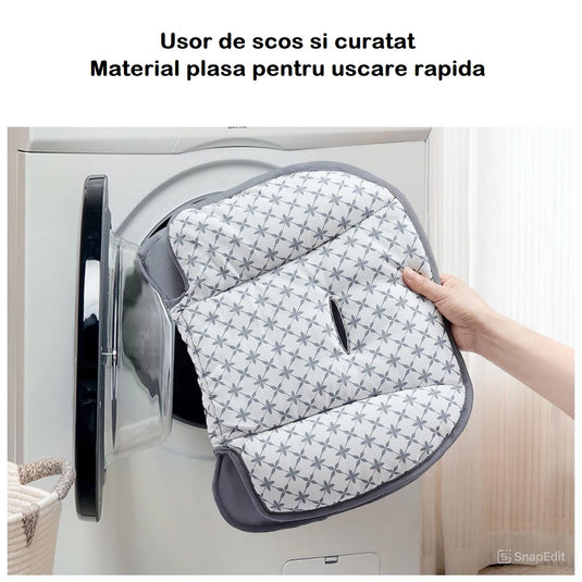 Balansoar electric gri 3D Motion BabyHug