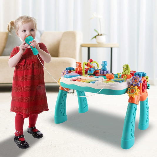 Măsuță de activități cu microfon KidsFunPlay
