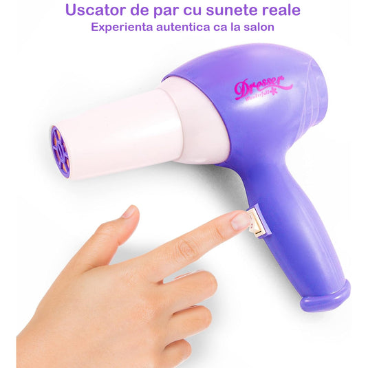 Măsuță de machiaj cu lumini și sunete Jolie Chic