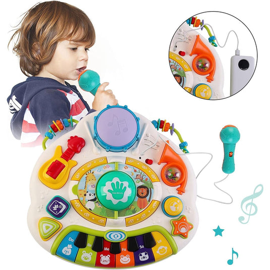 Măsuță interactivă cu microfon Kids Melody