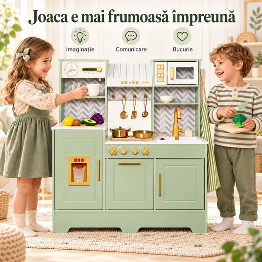 Bucătărie cu aburi pentru copii GrandeCuisine