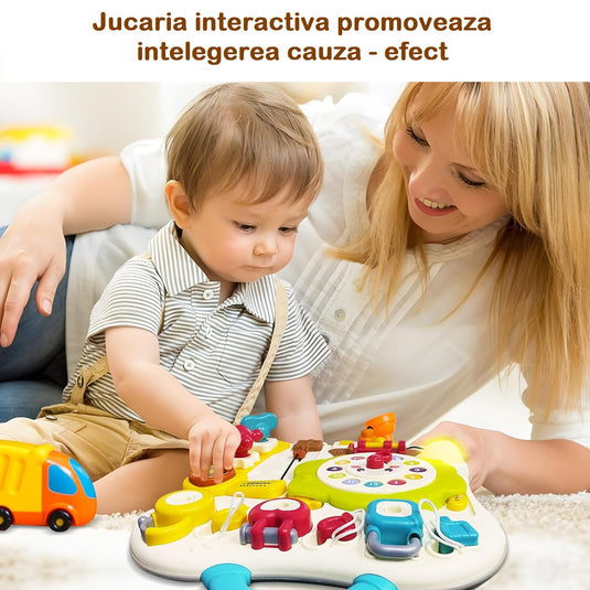 Busy board cu ceas și macara Smartybaby