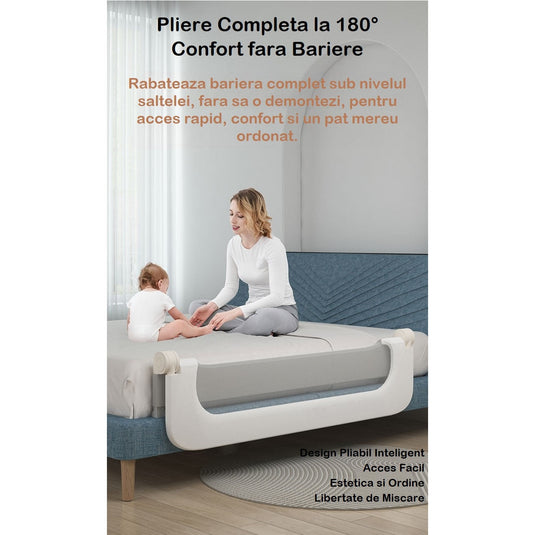Resigilat: Barieră protecție pat 200 cm SafeSleep