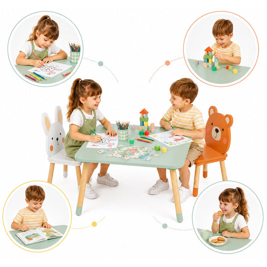 Set mobilier pentru copii Sweet Animals