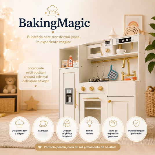 Bucătărie de jucărie cu espressor Baking Magic