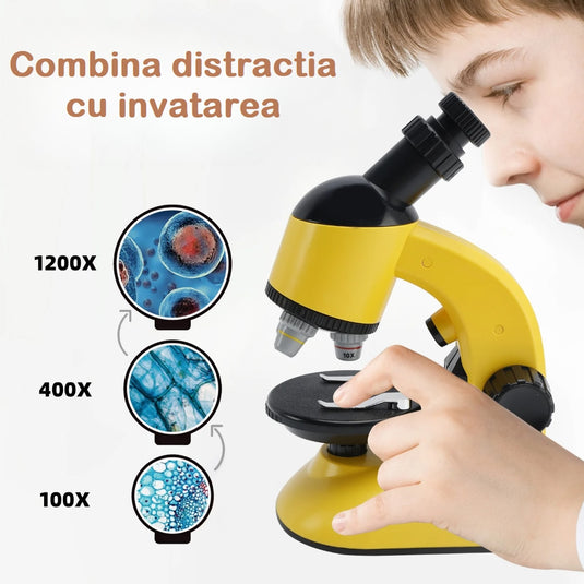 Microscop pentru copii cu LED, 640x