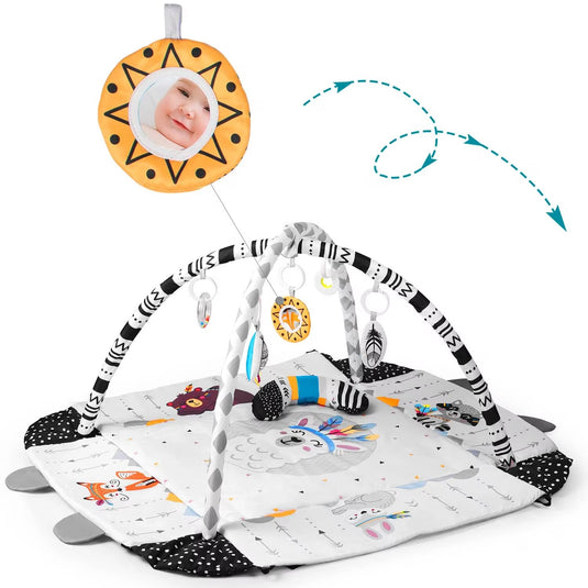 Saltea de activități alb-negru BabyKING