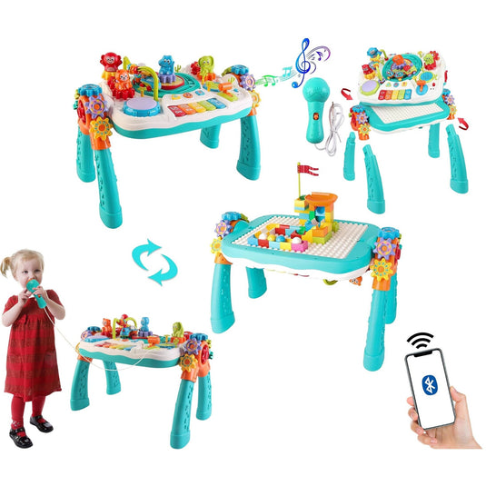 Măsuță de activități cu microfon KidsFunPlay