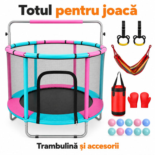 Trambulina pentru Copii FunBounce Multifunctionala