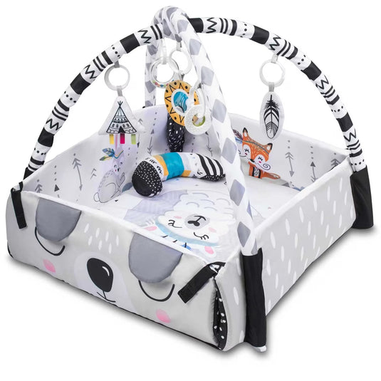 Saltea de activități alb-negru BabyKING