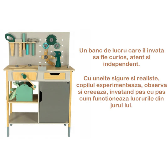 Atelier pentru copii LittleWorkshop din lemn