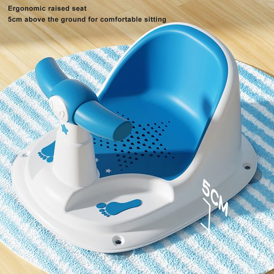Scaun de baie bebeluși albastru SmartVibe