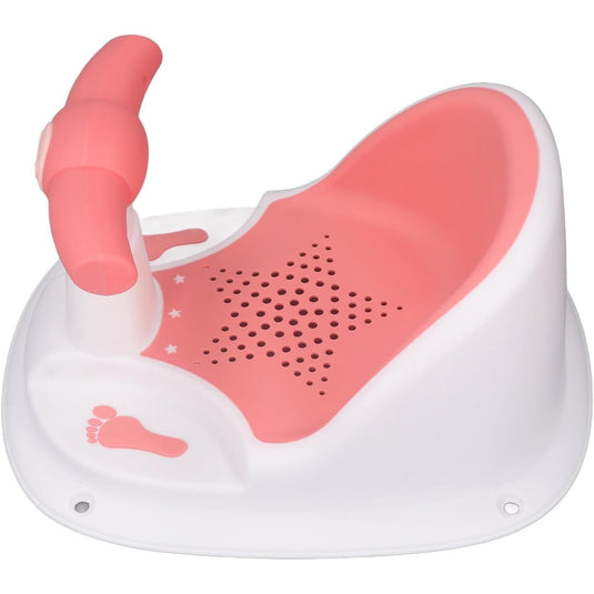Scaun de baie bebeluși roz SmartVibe