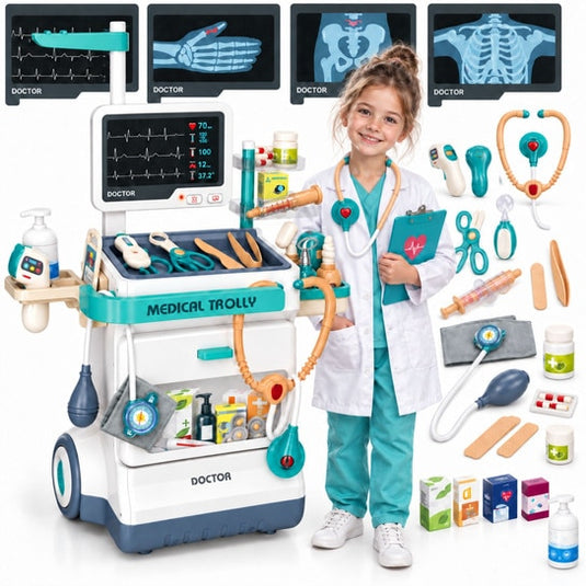 Set doctor cu 26 de piese și cărucior