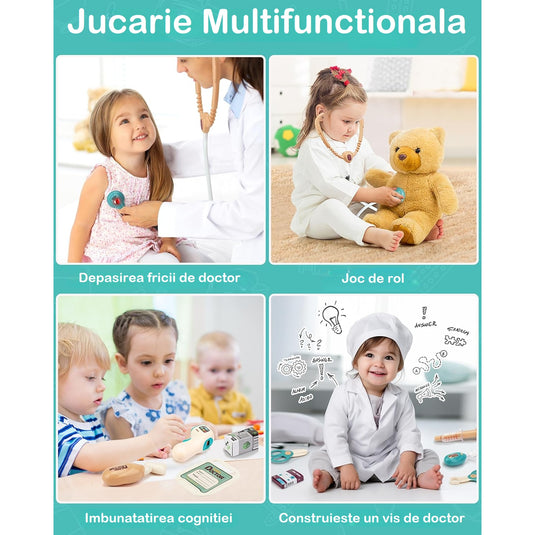 Set doctor cu 26 de piese și cărucior