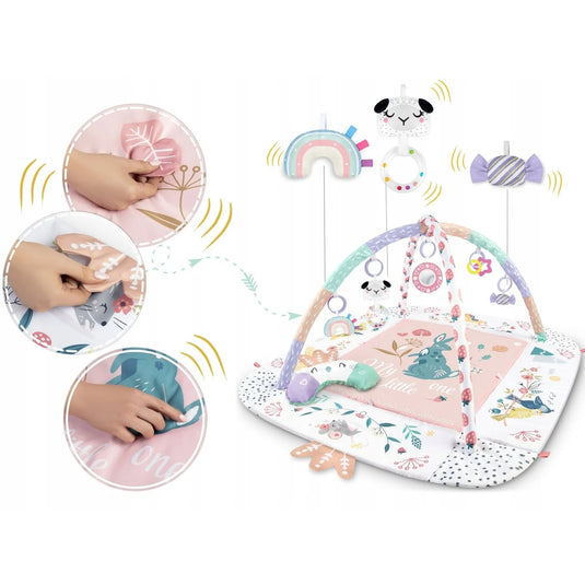 Saltea de activități roz BabyKING