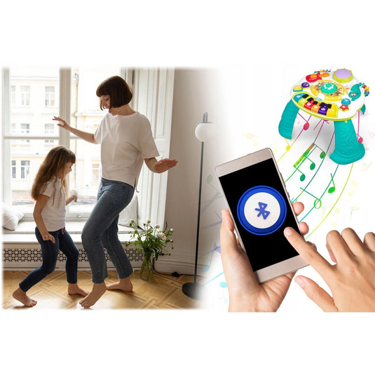 Măsuță interactivă cu microfon Kids Melody