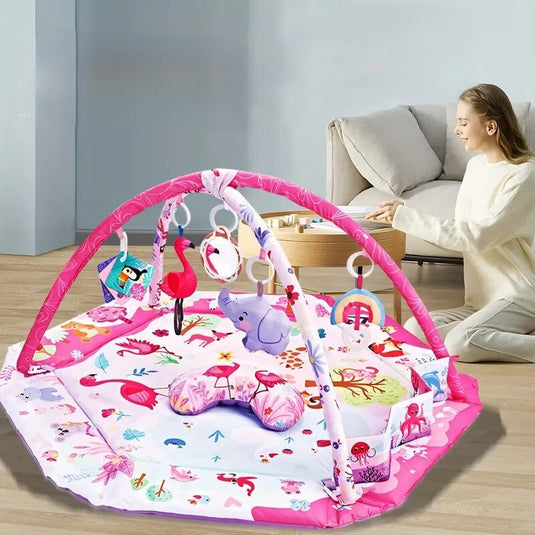 Saltea de joacă cu țarc FlamingoBeBe