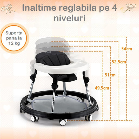 Premergător multifuncțional negru VibeZilla