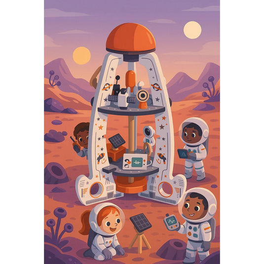 Rachetă spațială din lemn RocketShip