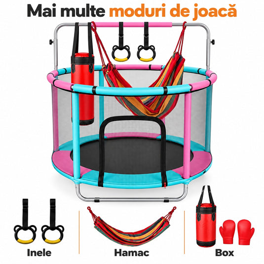 Trambulina pentru Copii FunBounce Multifunctionala