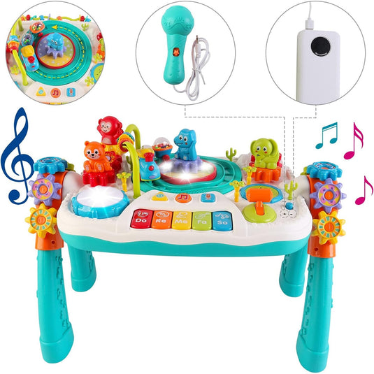 Măsuță de activități cu microfon KidsFunPlay