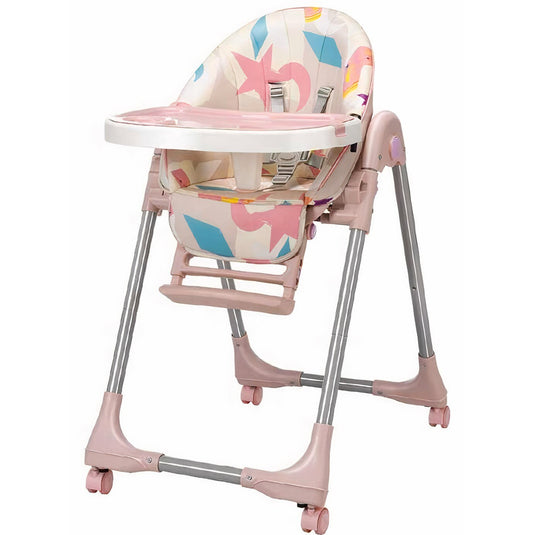 Scaun de masă roz grenadine KinderVibe 5 în 1