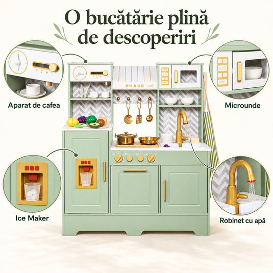 Resigilat: Bucătărie cu aburi pentru copii GrandeCuisine