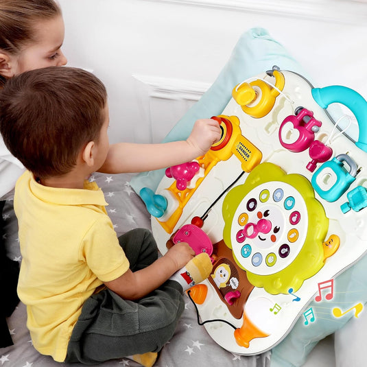 Busy board cu ceas și macara Smartybaby
