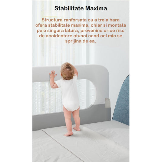 Resigilat: Barieră protecție pat 200 cm SafeSleep