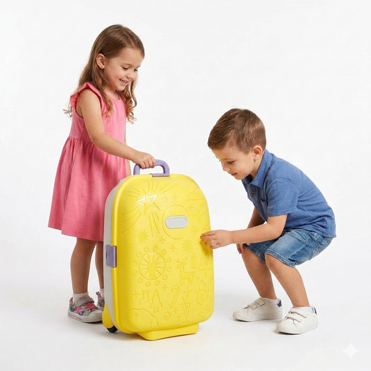Troler pentru copii RollyON cu mâner extensibil